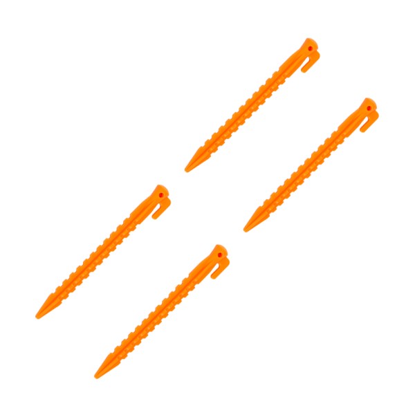 Bestway® Spare Part Blower ground stakes set (orange / 4 pieces each) for H2OGO!® waterparks